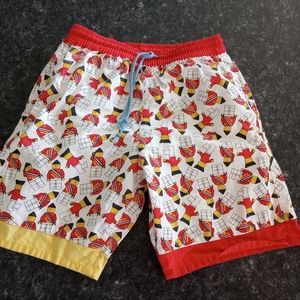 90s vintage Legoland shorts 1995 Lego swim trunks retro color block toddler 4t 5